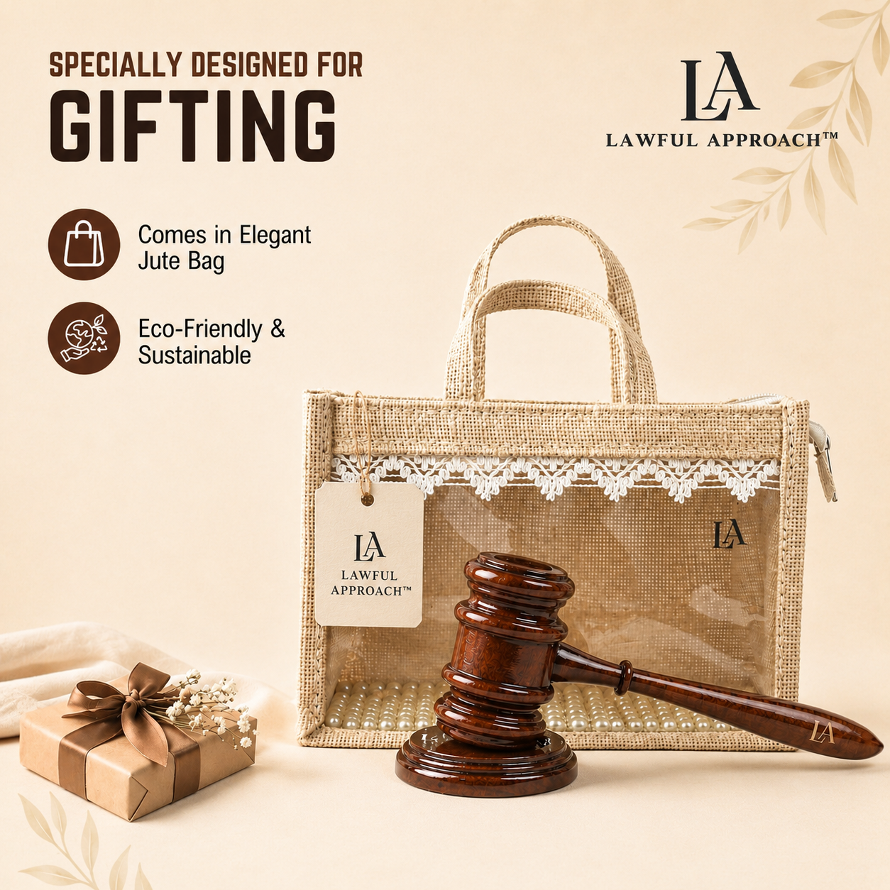 Lawful Approach Wooden Gavel Executive Gift Set | - Image 6