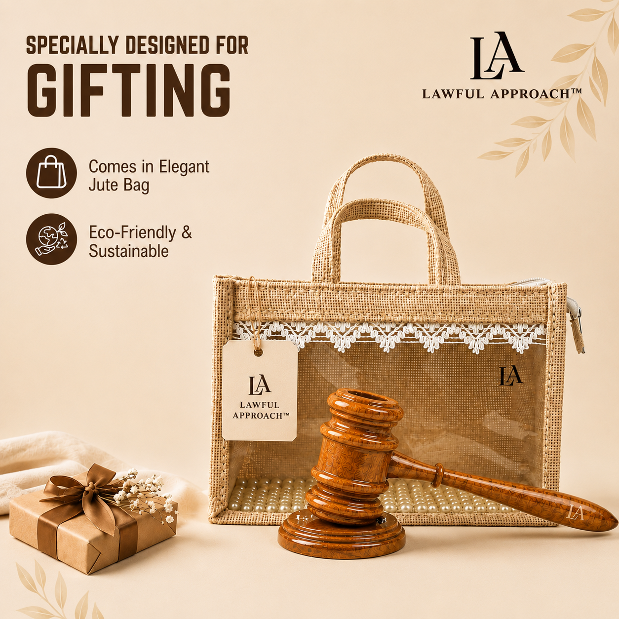 Lawful Approach Wooden Gavel Executive Gift Set || - Image 5